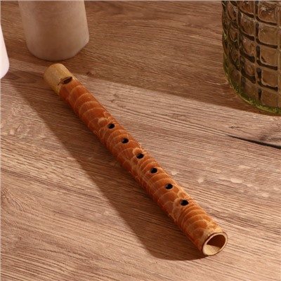 Сувенирный музыкальный инструмент «Флейта», 30×2.5×2.5 см, бамбук