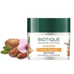 Biotique Almond Anti-Ageing Eye Cream / Биотик Миндаль Антивозрастной Крем Для Кожи Вокруг Глаз 15 г