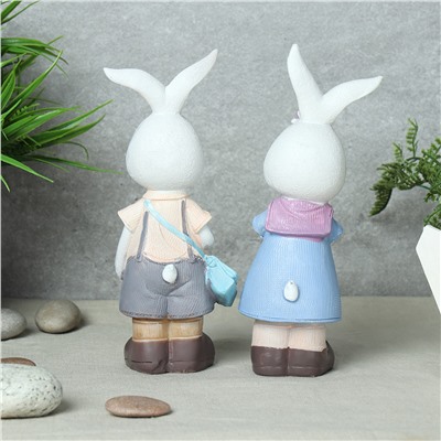 Фигурка Кролик 2 штуки набор 16 см / 9777 /уп 60/