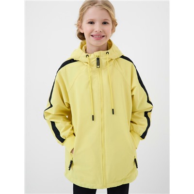 Куртка текстильная с полиуретановым покрытием для девочек (ветровка)