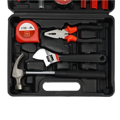 Набор инструментов в кейсе ЛОМ, в подарочной упаковке «НОВЫЙ ГОД», 15 предметов