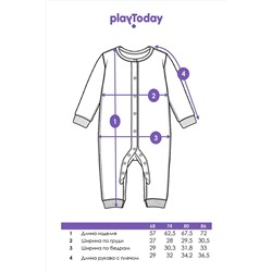 Комбинезоны, 2 шт. PLAYTODAY, 1185559
