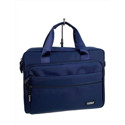 Сумка мужская  текстильная, цвет  синий