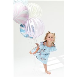 Сарафан Зайчик голубой детский