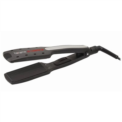 Harizma Профессиональные щипцы-гофре с крупным шагом для волос / Air Crimper GP h10341GP, 60 Вт, черный 9665