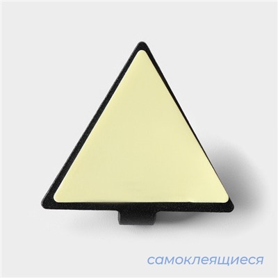 Крючки самоклеящиеся SAVANNA Black Loft, 4 шт., металл, грань 4 см, 4×3.9×1.5 см, чёрные