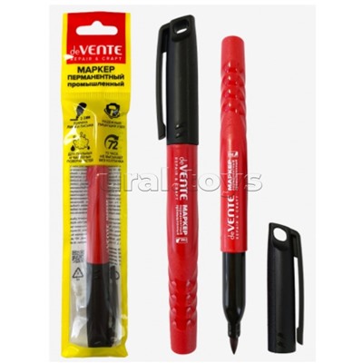 Маркер перманентный "Repair&Craft" для строительных работ, пишущий узел устойчив к загрязнению