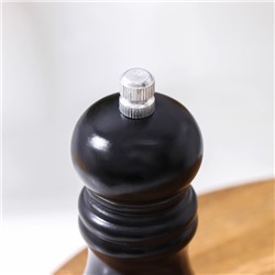 Мельница для специй Доляна, 13×4.5 см, металлический механизм, цвет чёрный