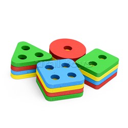 Сортер-пирамидка деревянный