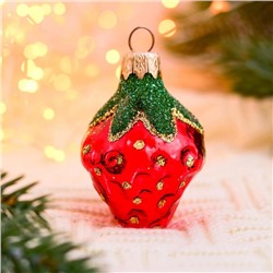 Ёлочное украшение «Клубничка» h=6 см