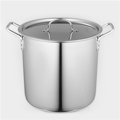 Кастрюля Катунь «Общепит», 17 л, d=30 см, нержавеющая сталь