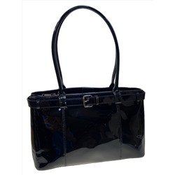 Женская сумка из натуральной кожи, цвет черн.