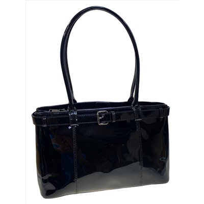 Женская сумка из натуральной кожи, цвет черн.