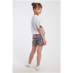 Пижама для девочки ПД-019-073 Кот Новый год