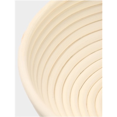 Корзинка с тканевым подкладом, 25×25×9 см, ротанг