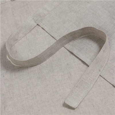 Фартук кухонный женский на завязках SL HOME Heavenly, 74×120 см, цвет небесный, 100% лён, 200 г/м²