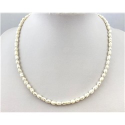 Бусы, жемчуг белый культ. Индонезия, КА-0119