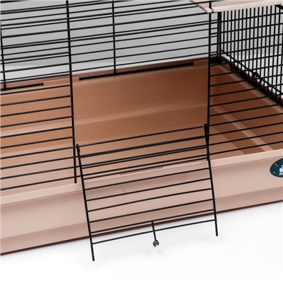 Клетка для шиншиллы «Пижон» №10, разборная, 58×40×88, бежевая