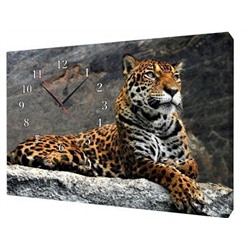 Часы настенные 25*35см часы на холсте Сюжет Ж926