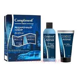 Compliment Подарочный набор Intense (Гель-шампунь для волос 2в1 250мл+Гель для умывания 150мл)№1930