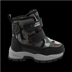 Ботинки на меху С7719-9 серые