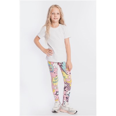 Лосины с лайкрой М21558мк