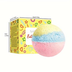 SADOER Бомбочка для ванны ароматическая с лимоном, 100гр