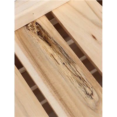 УЦЕНКА Скамья с ящиком, 80×40×45 см, из липы