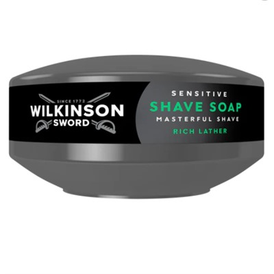 Мыло для бритья Wilkinson Sword (Schick) PREMIUM Shaving Soap Barbers Style 125 гр