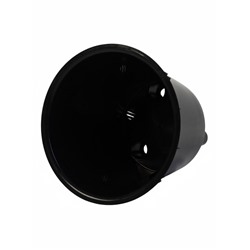 Кашпо для цветов с дренажной вставкой Rosemary, 4 л, d=20 см, пластиковое, белое