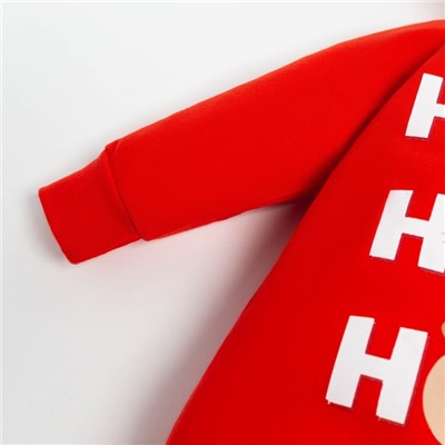 Комбинезон детский с капюшоном «Крошка Я. Новогодние зверята», рост 68-74 см, красный