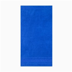 Полотенце махровое Бодринг 70×140 ± 2 см, синий, хлопок 100%, 430 г/м²