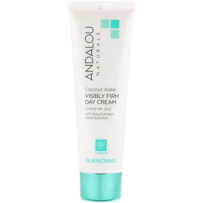 Andalou Naturals, Кокосовая вода, укрепляющий дневной крем, Quenching, 1,7 ж. унц. (50 г)