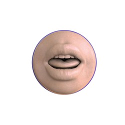 Телесный мастурбатор-рот Fleshlight Boost Blow