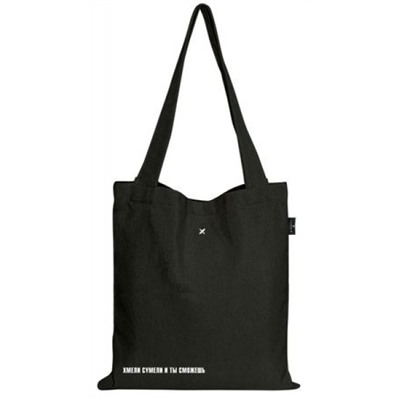 Сумка-шоппер "COTTON YOU CAN" 33х40 см черный хлопок LXSPCT-YC LOREX