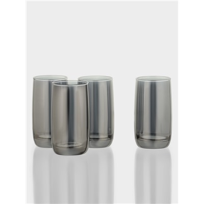 Стаканы Luminarc «Сияющий графит», 330 мл, 4 шт., стекло, серые