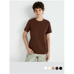 Omsa Футболка OmT_D1203 Футболка женская прямого кроя, CO+EL