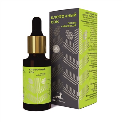 Клеточный сок пихты сибирской 30 мл.