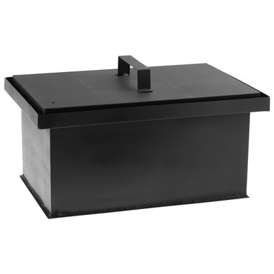 Коптильня одноярусная, 44×29.4×24.3 см, сталь 1 мм