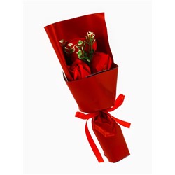 Букет мыльных роз, красные