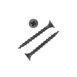 Саморез 3.5×35 мм ТУНДРА PREMIUM, потай, крупная резьба, шлиц PH, фосфатированный, 1 кг