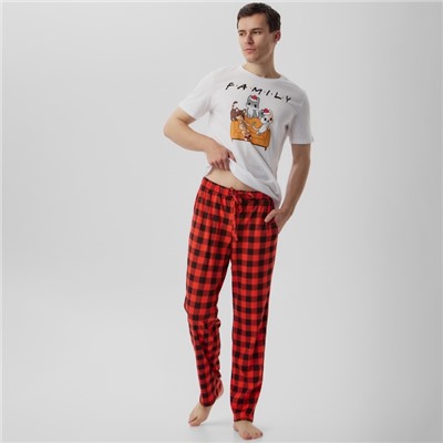 Пижама мужская KAFTAN «Family» размер 52