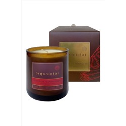 OrganicTai Ароматическая соевая свеча «Апельсин - корица», 180 мл KRISTALLER, 1109280