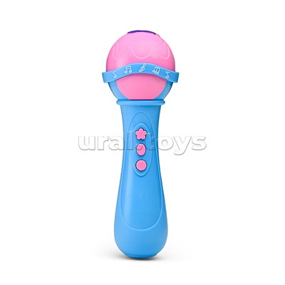 Микрофон с кнопками пианино на листе