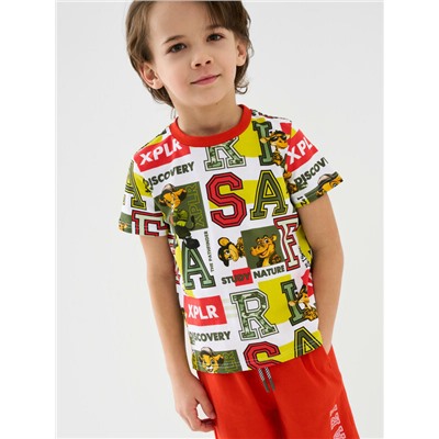 Фуфайка трикотажная для мальчиков (футболка)