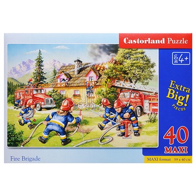 Пазлы 40 MAXI "Пожарные "