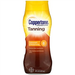 Coppertone, средство для загара, легкая текстура и увлажнение, 237 мл (8,8 жидк. унции)
