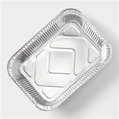 Набор форм для выпечки из фольги Доляна, 1.9 л, 26.5×19×5 см, 10 шт.