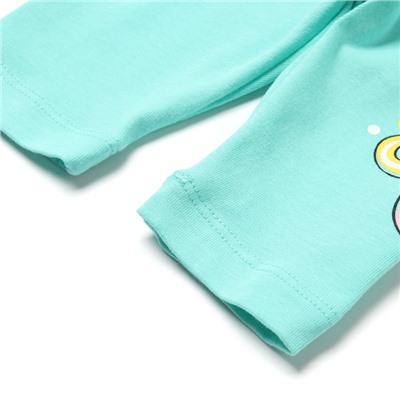 Бриджи для девочки, цвет ментол, рост 80 см