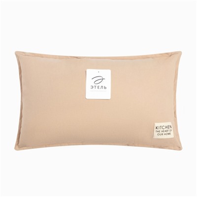 Подушка Этель, 30х50+1 см, бежевый, 100% хлопок